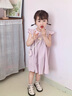 班喜迪女童连衣裙夏装2026新款洋气女宝宝公主裙夏季儿童背心裙子小童装 紫色 120 实拍图