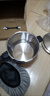 苏泊尔304不锈钢高压锅家用加厚快煮防爆电磁炉通用压力锅18 22 24 26CM 18CM/3升送蒸架适合1-2人 实拍图