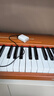 贝琪（Betsy）BJD-01儿童小钢琴0-3岁早教玩具乐器37键宝宝电子琴儿童节礼物 木纹棕-37键-无蓝牙 实拍图