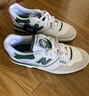 NEW BALANCE  NB550 官方板鞋男鞋女鞋情侣复古低帮百搭潮鞋休闲运动鞋 白色/浅灰/墨绿 BB550WT1 38 (脚长23.5cm) 实拍图