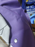 罗蒙（ROMON）冲锋夹克男女户外运动登山服连帽外套防风防水风衣紫色XL 实拍图