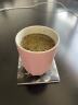 南山先生大容量陶瓷马克杯耐热杯子轻简随手杯男女便携吸管杯网红杯子吸管 捏捏随手杯2.0_桃粉 实拍图