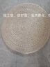 昊烨加厚玉米皮苗草编透气蒲团榻榻米飘窗坐垫椅子瑜伽打坐拜禅垫子 苗草填充丝绵款【软 厚7cm】 直径60CM【打坐专用】 实拍图