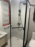 九牧（JOMOO）【定制】极窄小户型钻石移门整体淋浴房一体式淋浴隔断玻璃门E13 雅黑光玻1000*1100*2000 实拍图