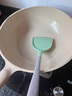 炊大皇聚油不粘炒锅超轻锅无化学涂层炒菜锅有钛陶瓷无烟不沾锅磁炉通用 0氟可用钢铲（绿色） 30cm 实拍图