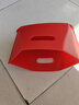 木格格家用折叠凳子简易成人儿童塑料小板凳便携叠放户外钓鱼登火车马扎 折叠纸片凳红色（1个装） 实拍图
