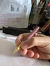 英雄（HERO）【毕业礼物】 钢笔 E609特细 铱金日常书写商务练字三年级中小学男女墨水笔 陈酒红 简装 EF暗尖 实拍图