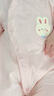 舒贝怡2件装婴儿衣服夏季薄款新生儿连体衣短袖哈衣儿童爬服粉色80CM 实拍图