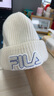 FILA 斐乐官方情侣款针织帽冬季新款时尚休闲保暖羊毛毛线帽 鲜乳白-IV XS 实拍图
