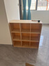 林之语实木书架置物架落地靠墙组合格子柜客厅幼儿园储物柜子矮家用书柜 【全实木】三层9格90x90cm 实拍图