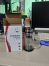 高硼硅双层玻璃杯带手柄办公杯透明耐高温水杯 雕花盖水晶底办公杯 380ml 1只 实拍图