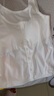 QRJW夏季带胸垫背心文胸一体式吊带打底美背内衣无钢圈大抹胸内搭外穿 白色【单件装】 L 建议100-120斤 实拍图