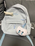麓格立书包儿童春游研学初中女背包大容量高中大学生双肩包校园防泼水 小清新双肩包【小号带挂件】 实拍图