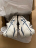 亚瑟士ASICS男鞋网面跑步鞋缓震跑鞋透气舒适运动鞋 GEL-FLUX 4 米色/蓝色102 41.5 实拍图