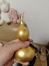 铜师傅 《大吉大利葫芦（24K真金表面）》客厅 桌面 铜摆件 大吉大利葫芦 大号 实拍图