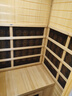佰年桑汗蒸房家用实木桑拿房远红外线光波托玛琳电气石干蒸房汗蒸箱铁杉 5002A(双人1.2*1.05*1.9米） 实拍图