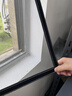 诗美尔免打孔防蚊金刚纱窗网自装魔术贴自粘型窗户家用磁铁隐形简易门帘 金刚网纱-整片款  灰纱+黑贴 0cm*0cm 【定制】 实拍图