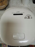 美的（Midea）迷你电饭煲微压 小型家用电饭煲1-2人电饭锅家用1-2-3个人用宿舍萌趣多功能煲汤煮饭煮粥不粘内胆 【奶油白】晶莹白玉釜 1.8L 实拍图