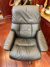 思特莱斯（Stressless）【店铺热销】挪威进口办公椅真皮老板椅北欧轻奢人体工学椅红宝石 办公椅--巴帝克皮--黑色 实拍图