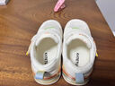 卡特兔宝宝学步鞋秋冬宝宝棉鞋男童加绒二棉童鞋1-3岁软底机能鞋小K盾 白黄-网面 27 内长16.5cm 脚长15.6-16.2 实拍图