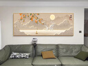 墨派客厅装饰画现代简约沙发背景墙壁画背有靠山超大尺寸横幅山水挂画 柿柿如意 180x60cm(适合2.2米沙发)晶瓷 实拍图