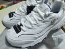 斯凯奇（Skechers）小白熊女士休闲鞋秋季厚底百搭运动软底老爹鞋99999863 白色/海军蓝色/WNV 39.5 尺码偏大,建议选小半码 实拍图