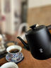 鸣盏智能烧水壶英国strix温控器家用手冲咖啡泡茶长嘴多段控温电水壶热水瓶防干烧自动断电恒温茶艺壶 0.8L /MZ152A黑色 实拍图
