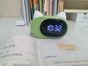 波比熊AI智能闹钟时间管家t7多功能语音初高中学生专用起床神器同步1-9年级教材 T7清新绿 1-9年级新版同步教材 实拍图