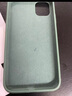 W&P适用苹果11手机壳iphone11保护套亲肤防摔不沾指纹液态硅胶壳男女潮牌暗夜绿wp 实拍图