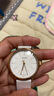 聚利时（Julius）品牌复古简约情侣皮带手表大小表盘男女款生活防水石英腕表JA-814 白色小款 实拍图