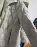 波司登反季轻薄鹅绒羽绒服女短款连帽葫芦纹轻薄柔软修身连帽外套 实拍图