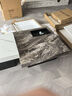 意式轻奢简约岩板茶几现代简别墅大堂小户型客厅家用方形高低组合 威尼斯棕60cm+百达翡丽90cm 实拍图