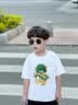 真维斯男童裤子工装裤夏季儿童痞帅套装中大童新款潮流短袖t恤薄款童装 【纯棉短袖+工装裤套装】01 130 【45-56斤】柔软亲肤不起球 实拍图