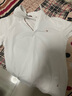 柒牌polo衫男短袖轻商务休闲夏男士纯色翻领上衣【7A抗菌2A防螨】NEW 白色（25新款) M 实拍图