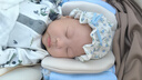 婴儿帽子女宝宝春秋薄款婴幼儿夏季公主可爱调节遮阳防晒太阳盆帽 小花朵胎帽-蓝色 建议年龄1~24个月（35-46cm） 实拍图