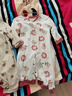 巴厘小猪（BALIPIG）【云雾棉】一岁宝宝衣服春秋季纯棉长袖哈衣婴幼儿连体衣 花朵小狗 80cm 实拍图