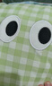 呼呼熊卡通格子长条抱枕女生卧室床上侧睡夹腿娃娃枕头孕妇靠枕床头靠垫 绿色格子抱枕90cm 实拍图