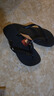 havaianas哈唯纳Top炫彩夹脚人字拖女夏海边平底拖鞋亲子款 0090-火耀黑 45-46 巴西码 实拍图