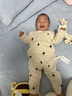 babylove男女宝宝背带裤春秋洋气长裤婴儿连体裤外出纯棉休闲裤子 实拍图