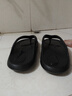 朴西2025春夏新款男士eva人字拖拖鞋薄底柔软防臭耐磨夹脚情侣款拖鞋 珍珠黑 经典黑色-永不过时 42-43 实拍图