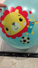 费雪（Fisher-Price）儿童玩具球宝宝小皮球拍拍球38cm(蓝色含打气筒)生日礼物礼品 实拍图