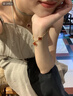 VCA适用梵克雅宝四叶草项链玫瑰金红玛瑙项链女轻奢高级感送女友 玫瑰金红玉髓项链 实拍图