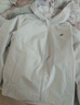 特步防泼水外套新款男夹克上衣跑步训练服户外骑行服双层风衣运动服 钢铁灰-0560 2XL 实拍图