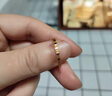 谢瑞麟（TSL）黄金戒指女款蜂巢六角形5G足金素圈戒指指环YS507 15号圈口（1.55g 工费350元） 实拍图