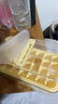 【出口转内销】按压冰块模具冰格家用食品级制冰盒冰箱制冰神器 【芒果橙28格】单层套装 赠冰铲 实拍图