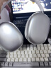 NACCITY适用苹果airpods max保护套airpodsmax保护壳头戴式耳罩1/2代四件套头梁紫色透明硅胶星光色耳垫 【3件套】透明外壳+星光色耳罩套+星光色头梁套 苹果 AirPods M 实拍图