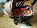 逗逗熊婴儿推车高景观减震手推车宝宝可坐可平躺婴儿双向折叠儿童手推车 豪华-卡其【四EVA轮】 实拍图