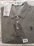 U.S. POLO ASSN.polo衫男短袖夏季保罗商务休闲翻领男装上衣t恤豆绿色2XL 实拍图