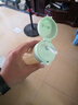 WOIBABY适配贝亲直饮吸管奶瓶配件学饮吸管水杯盖宽口径手柄三代通用 绿色（12个月+）吸管弹力杯盖+手提绳 实拍图
