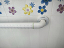美瑞德（meiruide）浴室安全扶手无障碍卫生间拉手厕所廊走道栏杆不锈钢老人防滑把手 5代防转动款白色 88cm 实拍图